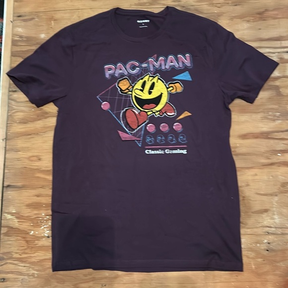 Old Navy Other - Pac-Man classic gaming t-shirt - Medium - Purple - NWOT